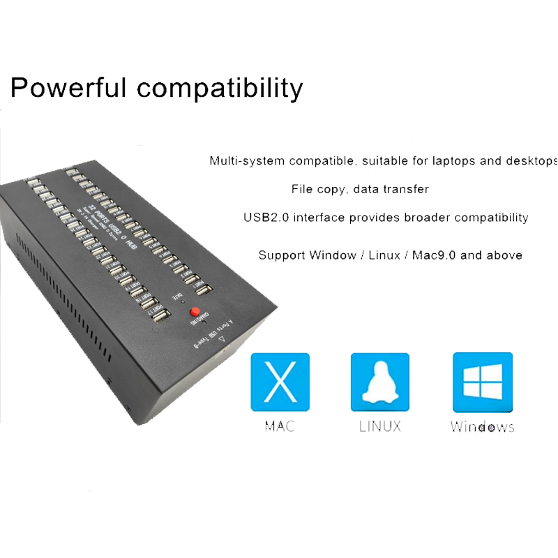 32 PORTS USB2.0 HUB powerful compatibility 32 PORTS USB2.0 HUB powerful compatibility