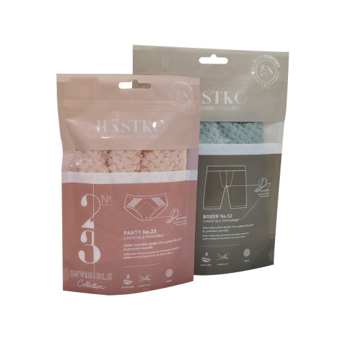 Compostable Biodegradable Underwear Packaging Bags