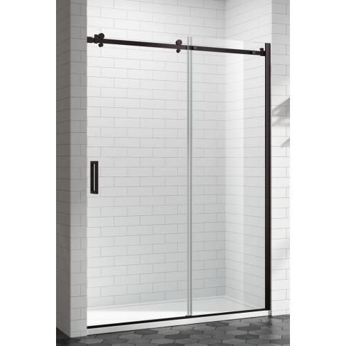 grey glass sliding shower door