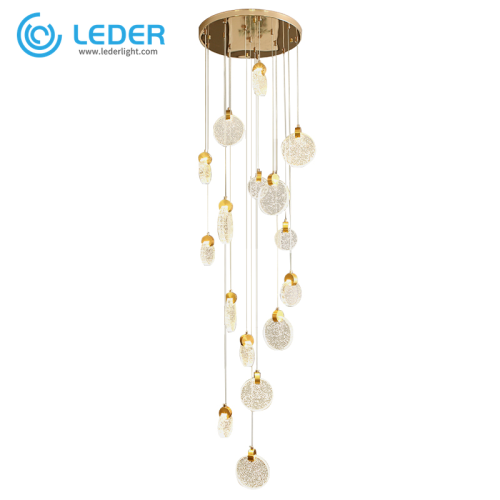 LEDER Crystal Gold Lantern lühter