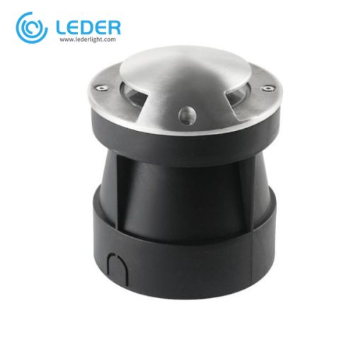 LEDER Luce da incasso a LED nera a bassa tensione da 15 W