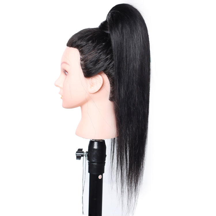 Li&Queen Wholesale Virgin Cuticle Aligned Hair Extensions Drawstring Ponytail 100 Real Brazilian Human Hair Extensions DHL