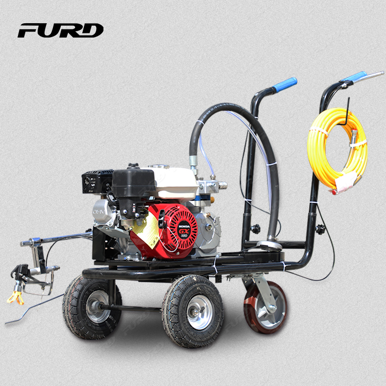 Best sell hand push cold spray airless road line marking paint machine