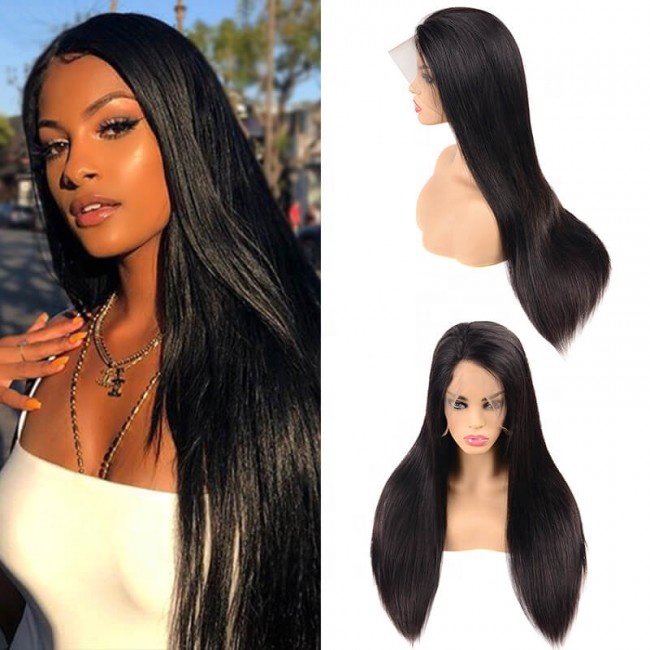 Huashuo High Discounts Pre-Plucked 360 Full Lace Wigs, Virgin Brazilian Hair Wigs With 360 Closure, Long Human Hair Wig costume