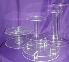 acrylic cake stands