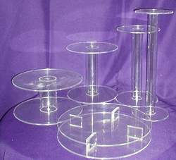 acrylic cake stands