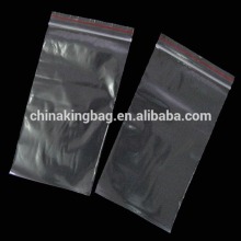 Virgin transparent LDPE zipper bag