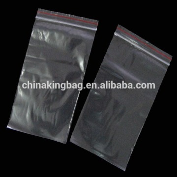Virgin transparent LDPE zipper bag
