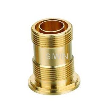 Precision Machined Brass Communication Adapter 