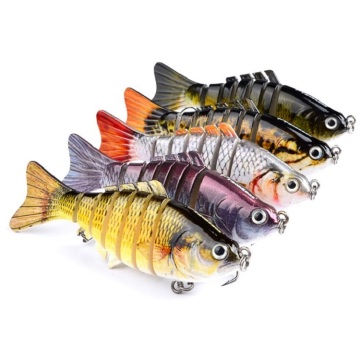 In Stock 10cm 15.5g 7 Segment Bionic Plastic Hard Fishing Baits