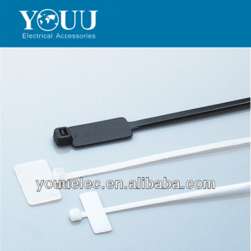 UL CE, ROHS SGS nylon cable tie tags with labels