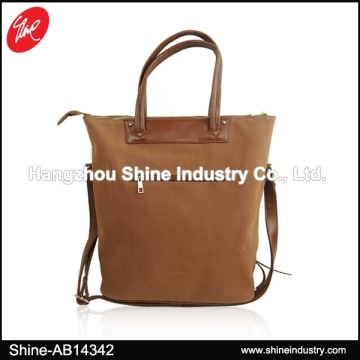 Office Lady Faux Leather Business Handbag