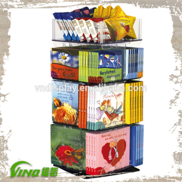 3 Tier Counter top Acrylic Display Stand , Book Display Stand , Stand for Reading Book