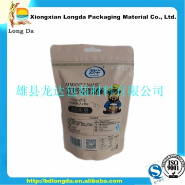 wholesale plastic stand up pouch food package