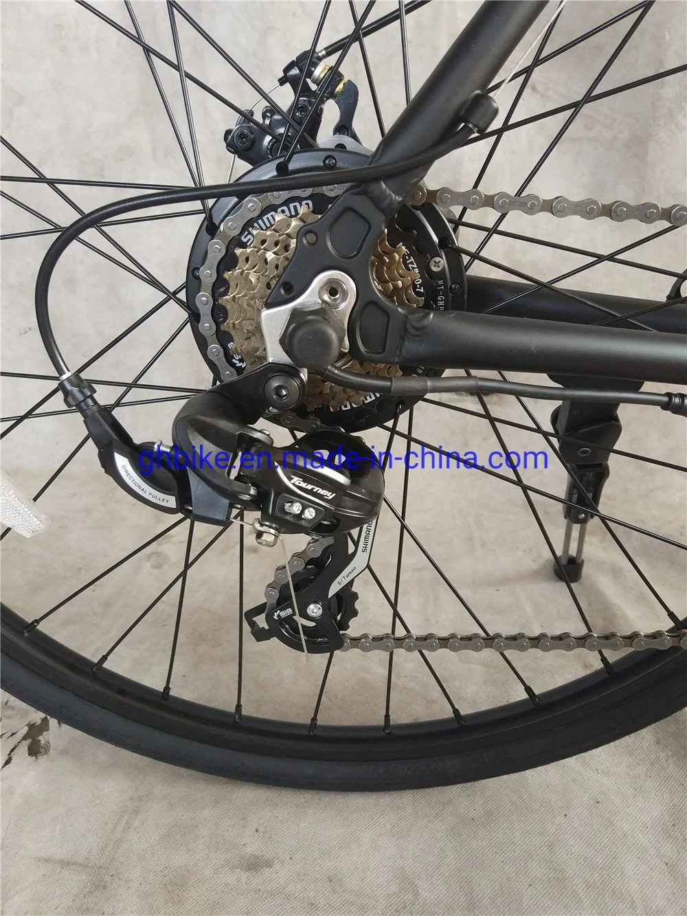 700c Adult Mens 7 Speed City Cruiser Electric Bicycle Ebike