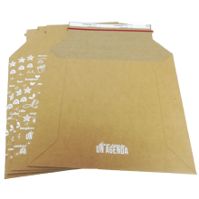 Recycled Rigid Photo Envelopes - Printed Cardboard Mailer Stay-Flat Packaging Envelope