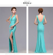 long dress party bridesmaid dress