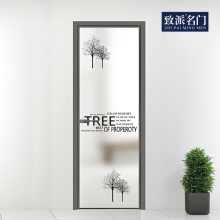 Modern bathroom door swing door