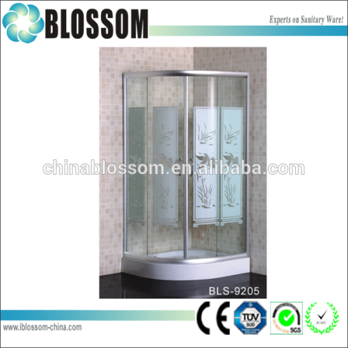 New style tempered glass corner simple shower room,shower enclosure,shower cabin