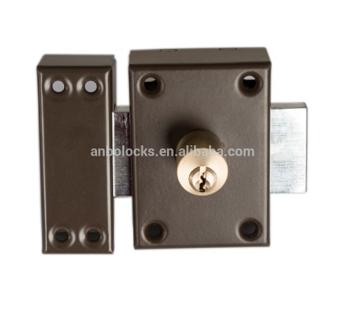 sliding hotel lock for wooden door lock