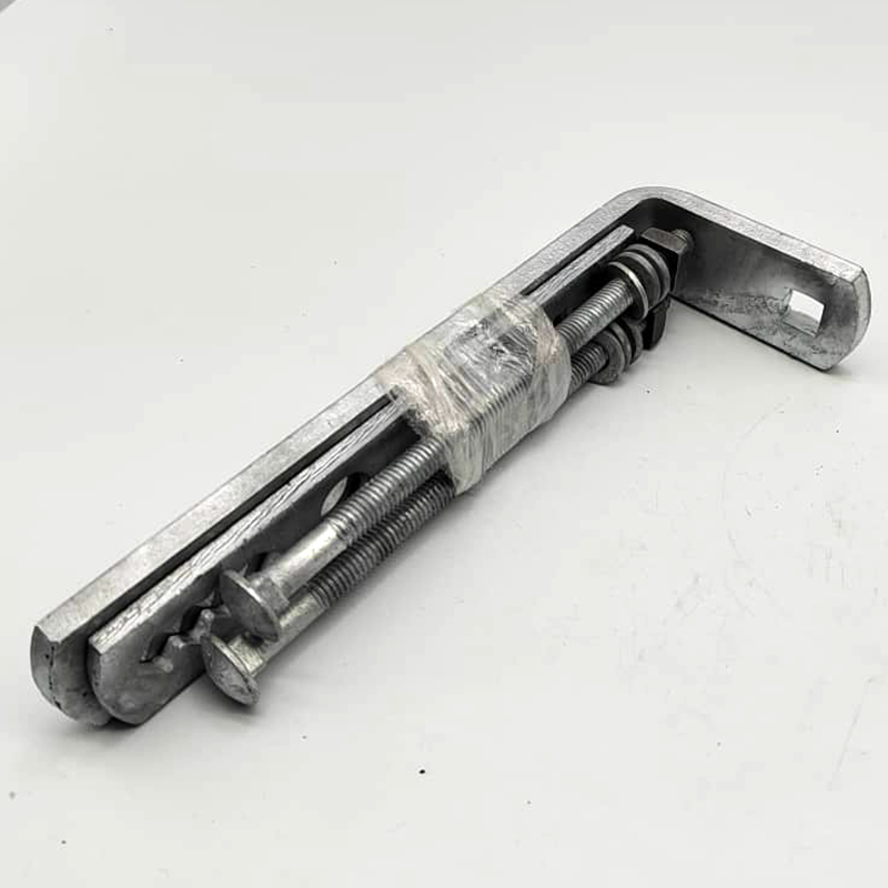 Kivágás és levezető konzol keresztkaros rögzítéshez