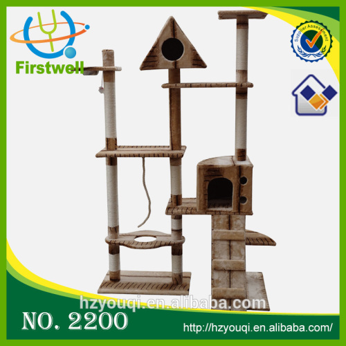 Cat agility sets Play Cat Scratching Trees House sisal rope cat tree hot sales