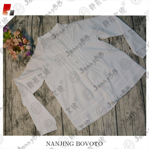 Boutiques Branco JannyBB camiseta de moda longa