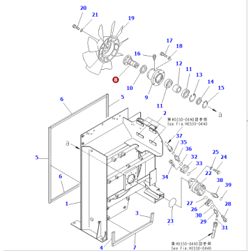 21n-03-31621 aci yang sesuai penggali PC1250-7 alat ganti