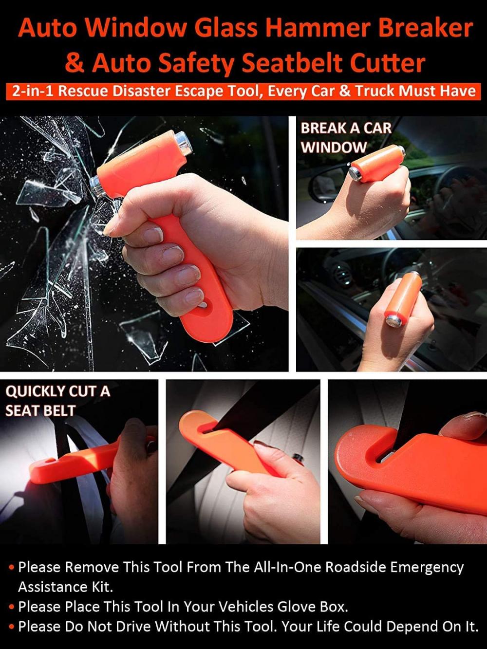 Kit de ferramentas de emergência para assistência na estrada Roadside Assistance Emergency Toolkit