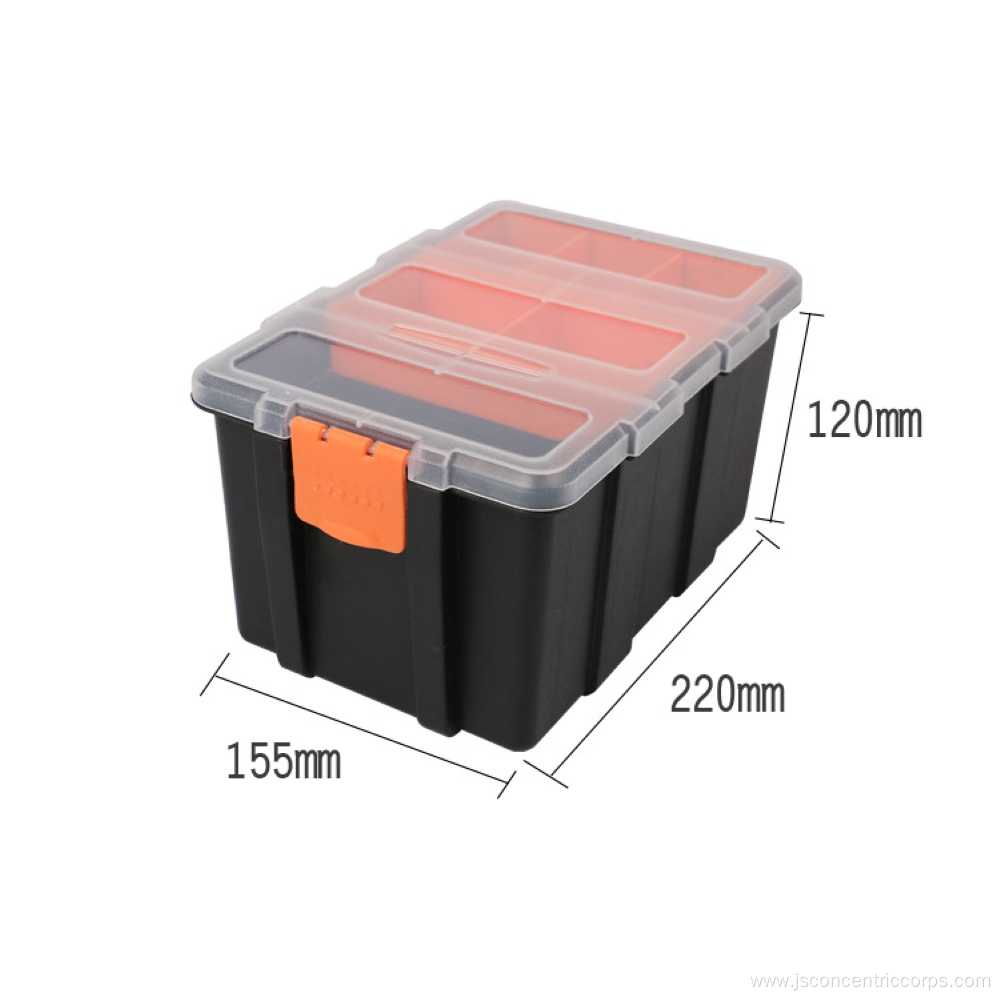 Variable storage compartment tool parts box