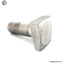 Wedge-shaped head askew head bolts 3/4"