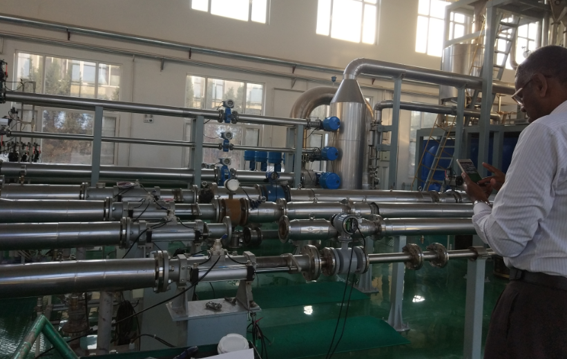 Hydrocloric Acid Electromagnetic Flow Meter Liquid Flow Meters Low Cost