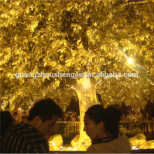 SJ2001008 indoor golden decorative artificial oak trees
