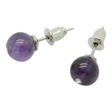 Semi-precious gemstone earrings