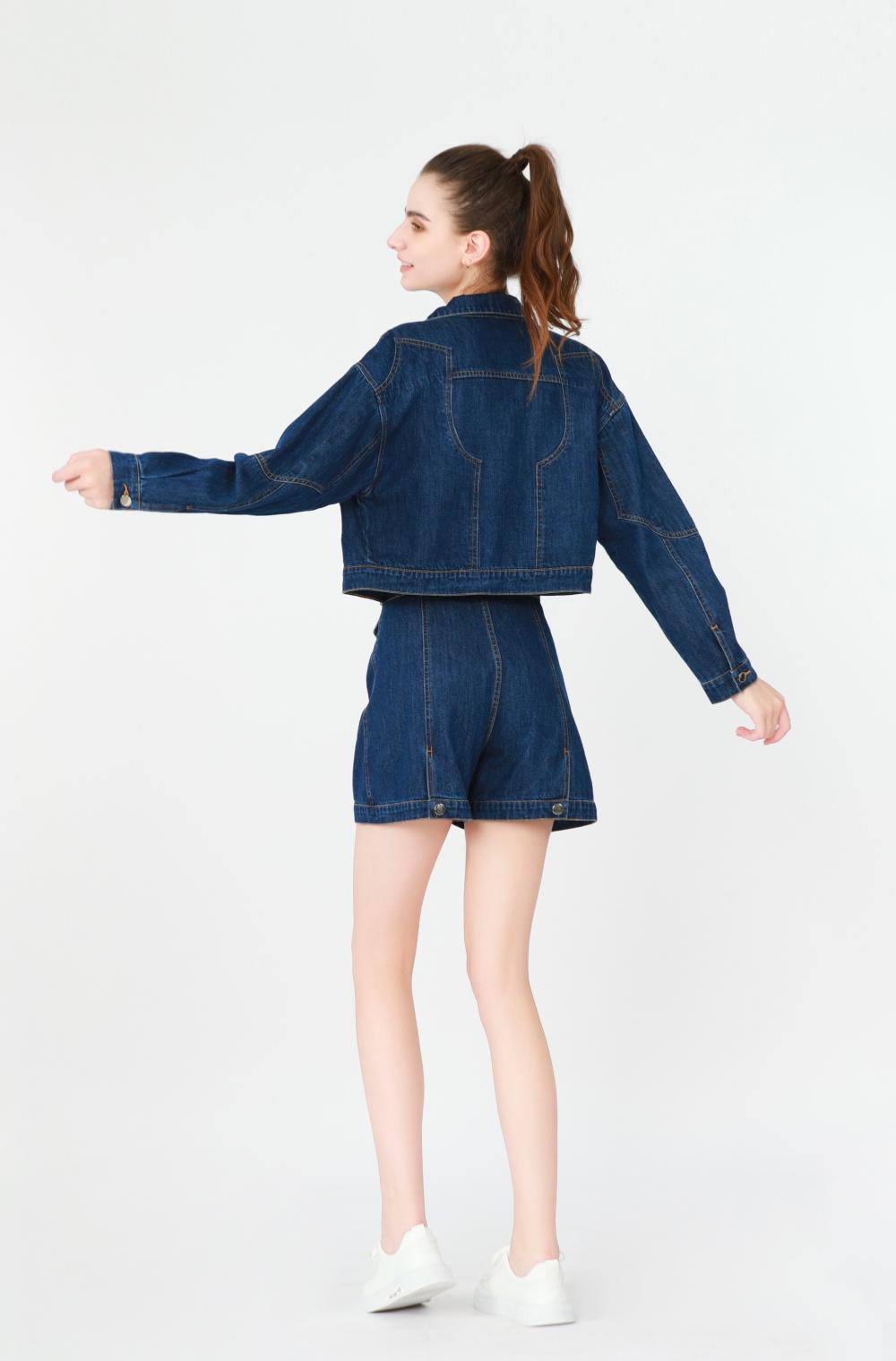 Women S Denim Deconstructed Jacket