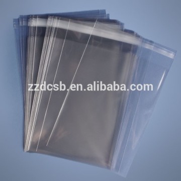 Clear Plastic Polybag With Self Adhesive Tape