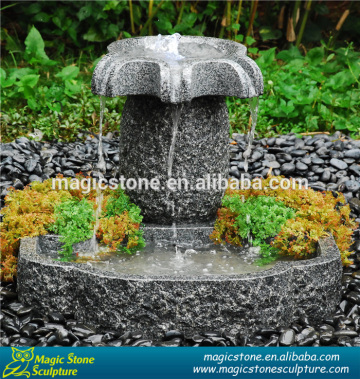 Garden outdoor cascade water fountain