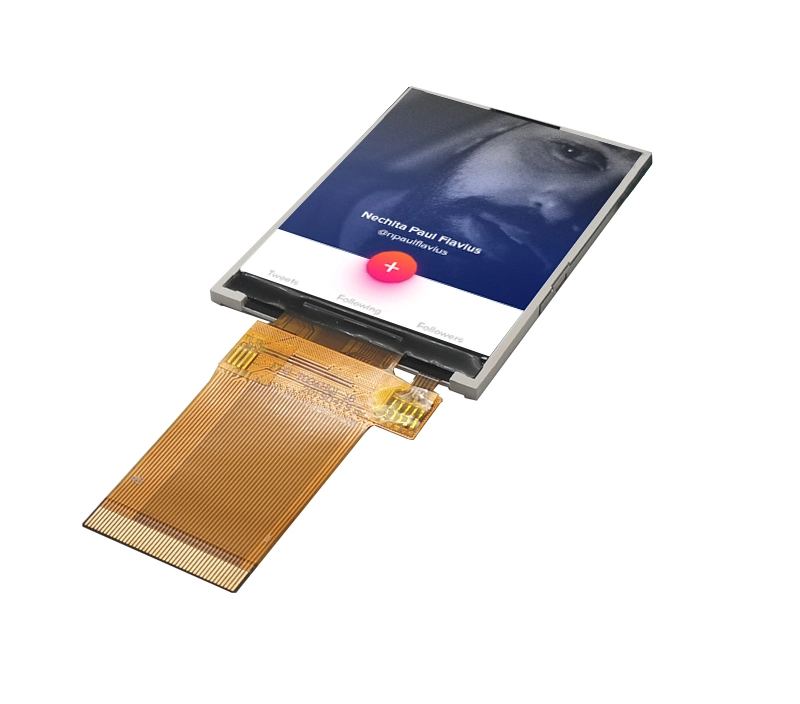 Ronen 2.4 Inch 240*320 IPS Qvga TFT LCD with 8bit MCU Interface From Full Auto Production Factory