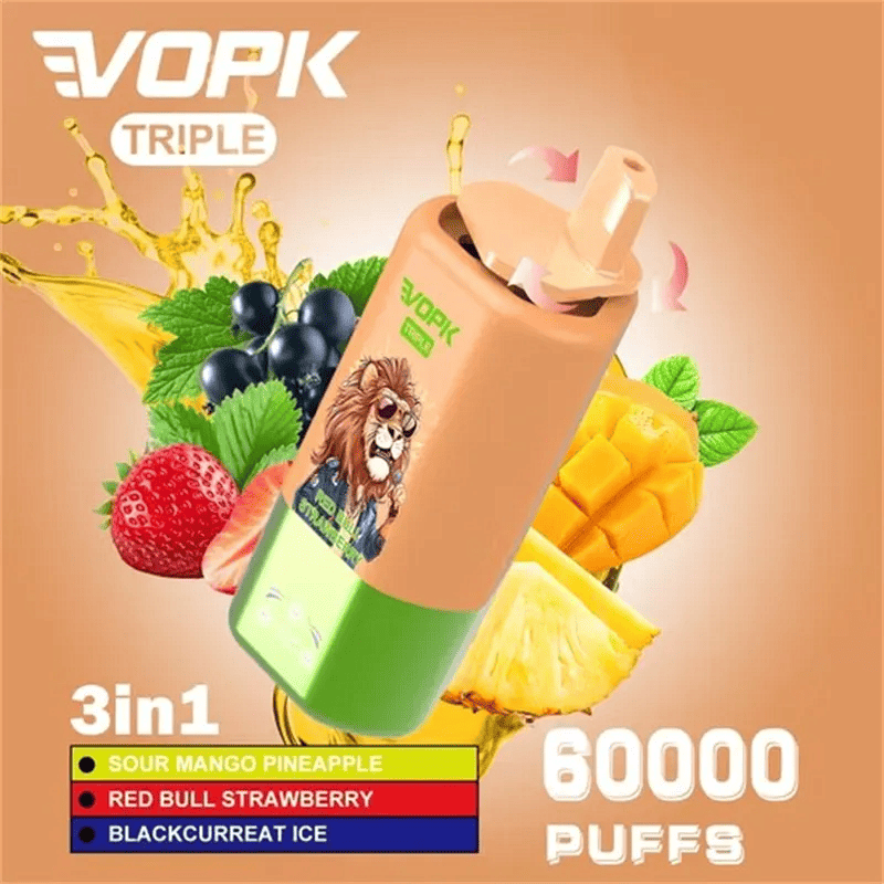VOPK 60000 Puffs Triple Flavors Disposable Vape Pen VOPK 60000 Puffs Triple Flavors Disposable Vape Pen