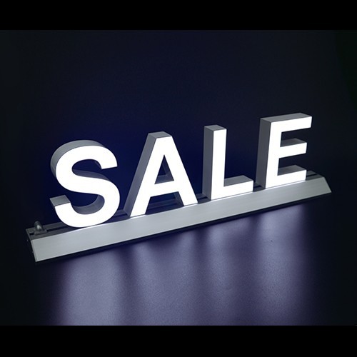 For sale shop counter light sign