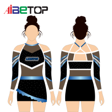 In Stock Blue Cheerleading Uniforms for Youth Champions