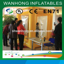 2015 inflatable money box yellow inflatable money machine for wholesale