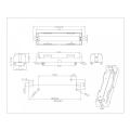 BBC-M-GO-A-18650-042P Single Battery Holder för 18650 SMT