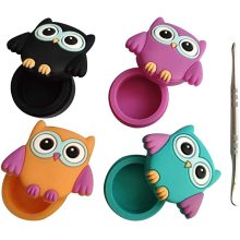 Wholesale Silicone Owl Design Silicone Container Jars