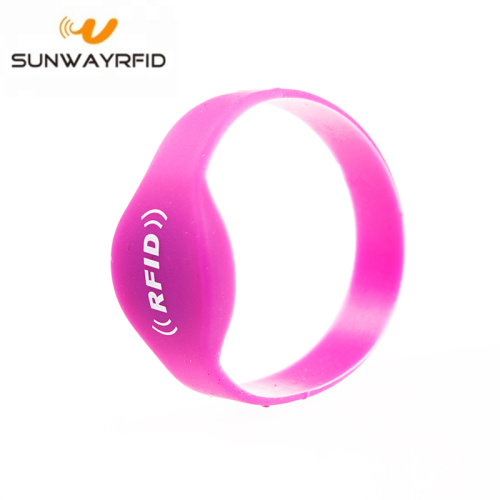 Mifare S50 Closed Type Silicone Rfid Wristbands