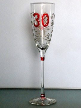 Clear Speckle Series Red Champagne