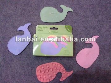 Rubber anti slip bath pad