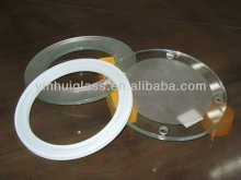 round shape tempered glass light covers