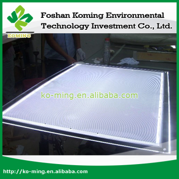 LED light guide panel of organic glass