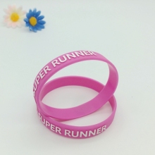 Colorized Embossed with Printing Silicone Bracelets